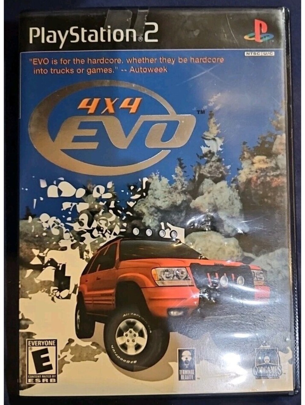 4 X 4 Evolution - Sony PlayStation 2. No Game. Artwork + Case + Manual ONLY